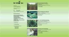 Desktop Screenshot of in-vitro-tec.de